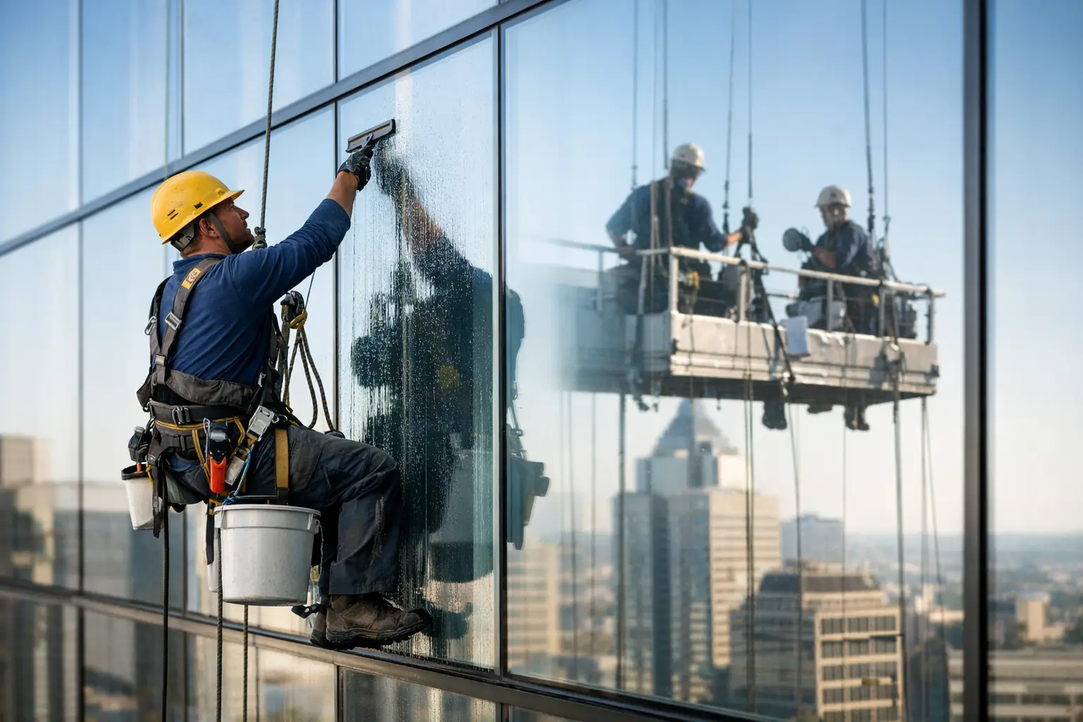 Glass Curtain Wall Cleaning That Protects Value | Facade Glass Curtain Wall Cleaning That Protects Value