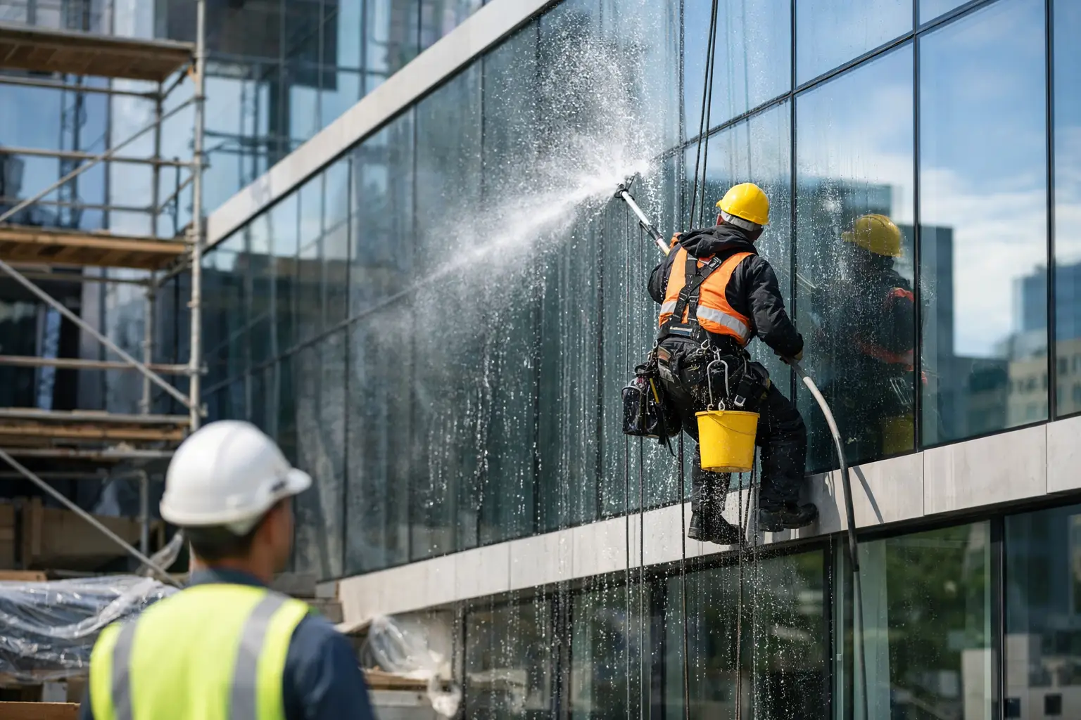 Post Construction Facade Cleaning Done Right | Facade post construction facade cleaning done right featured