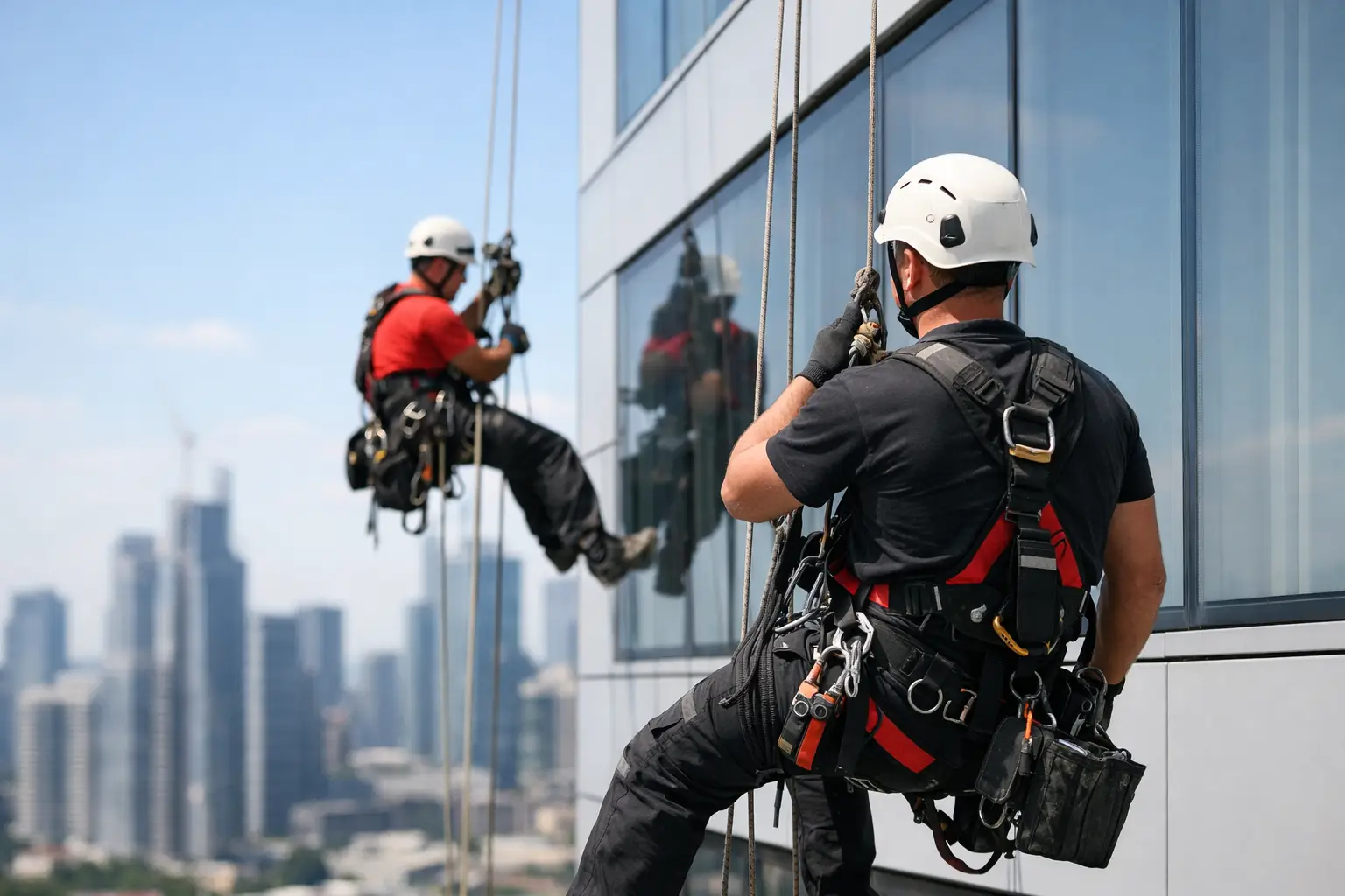 Is Rope Access Safe for Building Work? | Facade Is Rope Access Safe for Building Work?