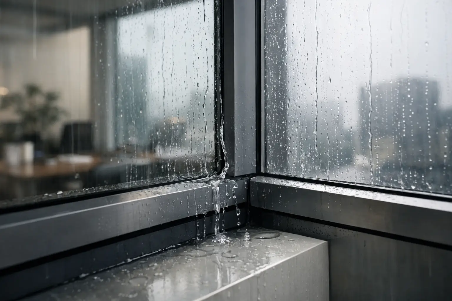 what causes curtain wall leaks featured