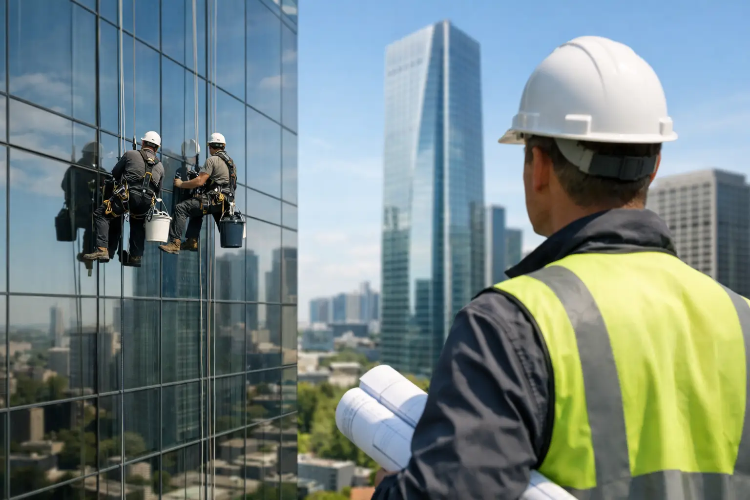 Office Tower Exterior Maintenance Planning | Facade by Vertical Pro office tower exterior maintenance planning featured
