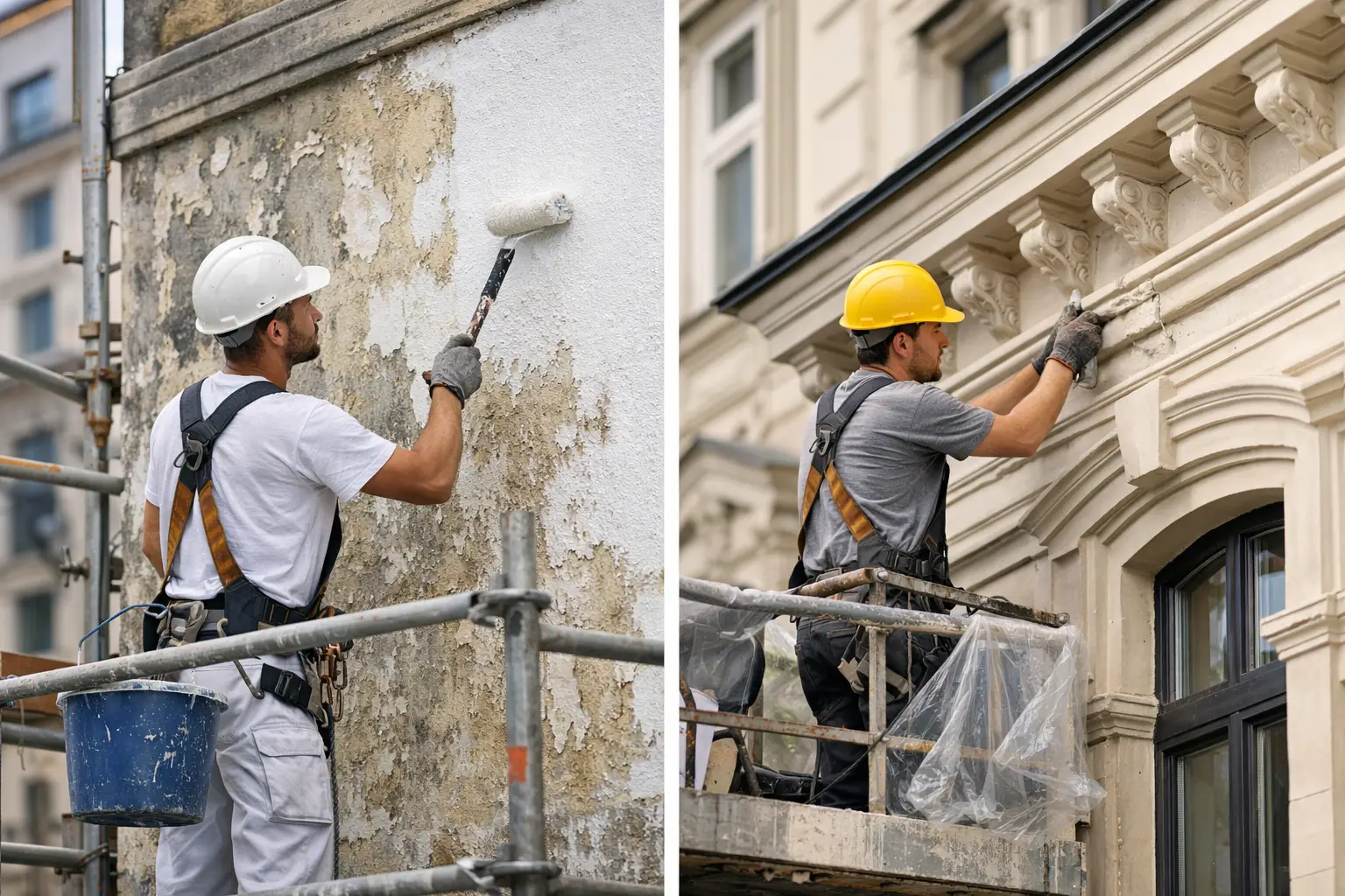 Facade Repainting Versus Restoration Explained | Facade Facade Repainting Versus Restoration Explained